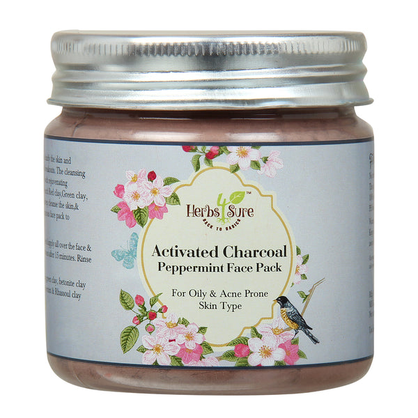 Activated Charcoal Peppermint Face Pack