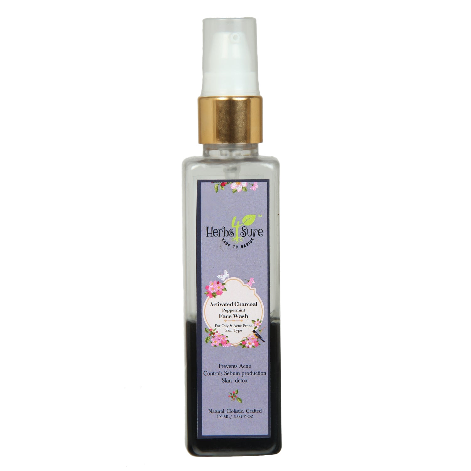 Activated Charcoal Peppermint Face Wash