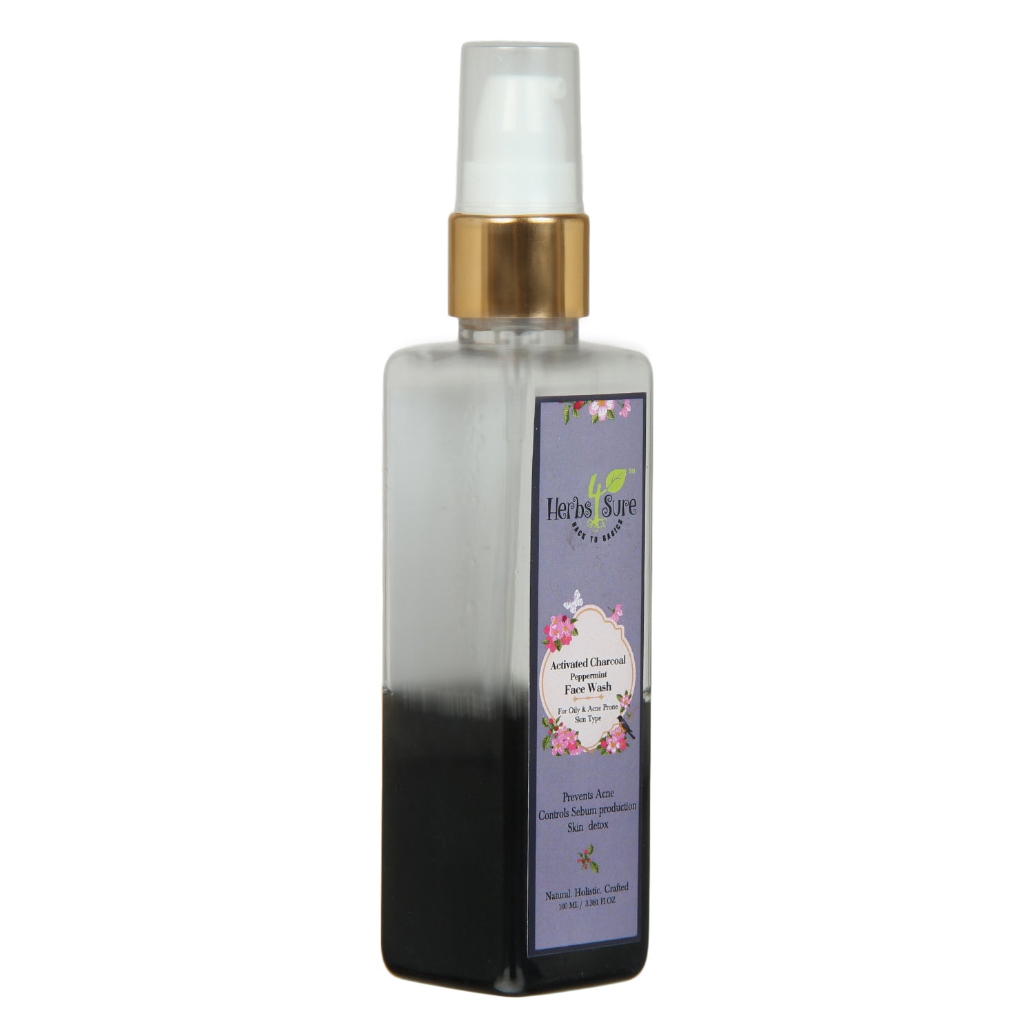 Activated Charcoal Peppermint Face Wash