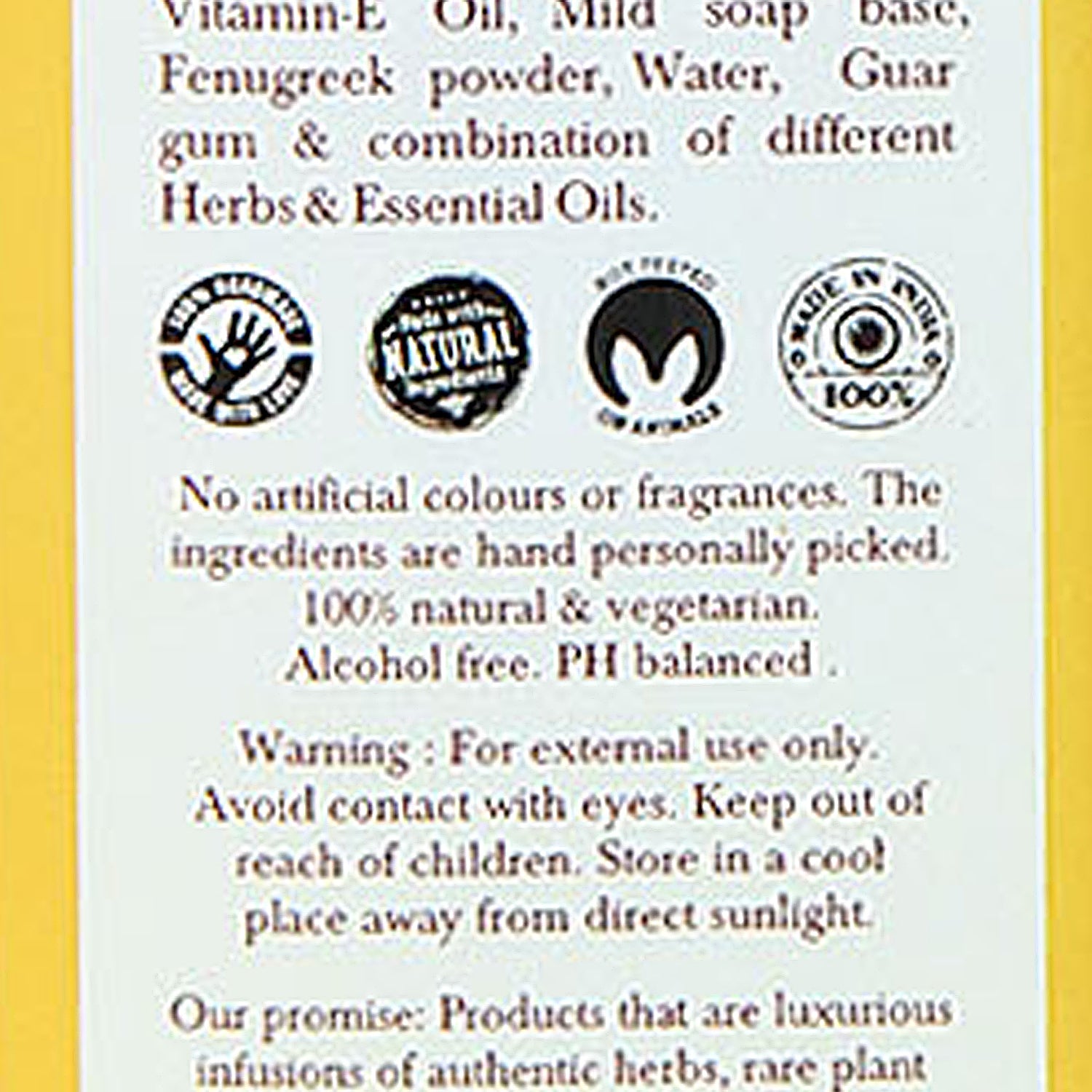 Coconut Milk and Fenugreek Shampoo